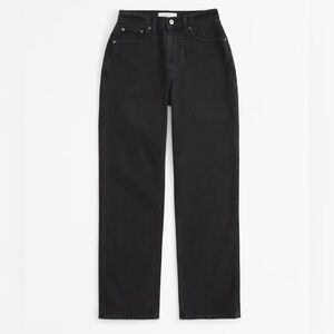 Curve Love High Rise Vintage Straight Jean Black